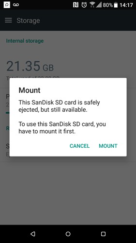 AndroidデバイスにSDカードをマウントする方法 