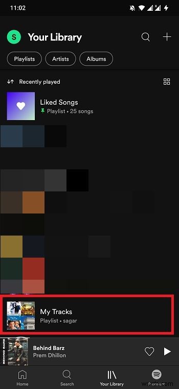 AndroidでSpotifyプレイリストの画像を変更する方法 