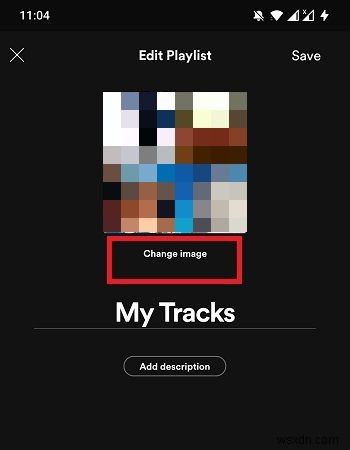 AndroidでSpotifyプレイリストの画像を変更する方法 