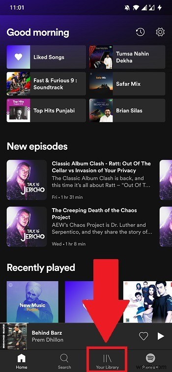 AndroidでSpotifyプレイリストの画像を変更する方法 