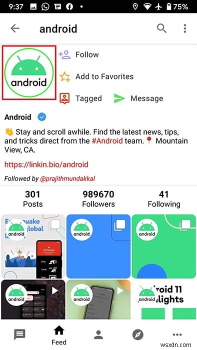 AndroidでInstagramのストーリーとハイライトをダウンロードする方法 
