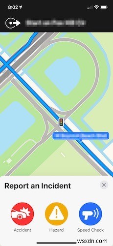 iOSのAppleMapsでインシデントを報告する方法 