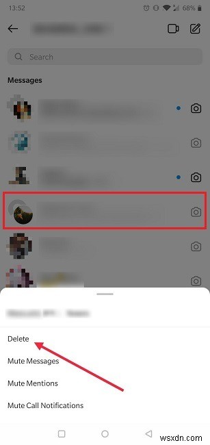 Instagramのグループに追加されないようにする方法 