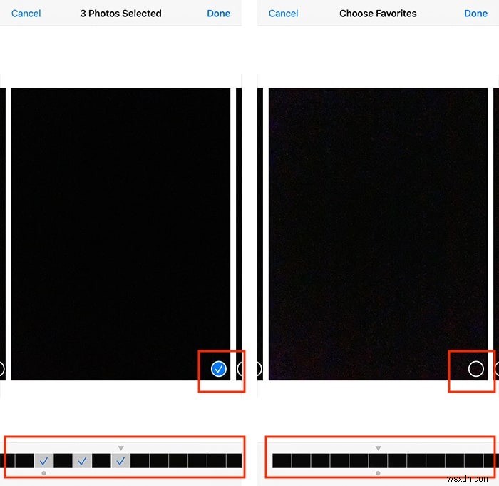 iPhoneで重複したバースト写真を削除する方法 