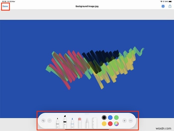 iPadProのドキュメントでマークアップを使用する方法 