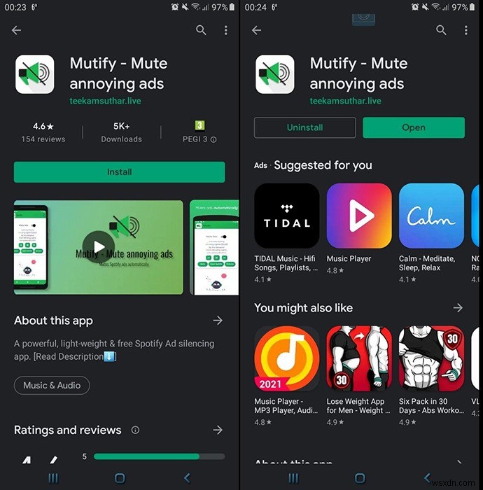 AndroidでSpotify広告をミュートする方法 