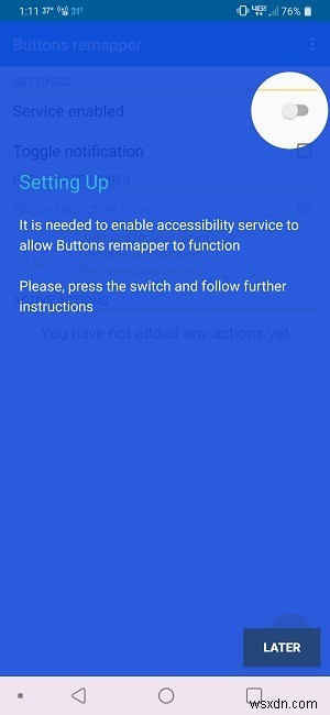 Androidで音量ボタンをブロックする方法 