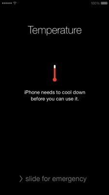 過熱しているiPhoneを冷やす方法 
