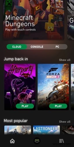 XboxGamePassを使用してAndroidでゲームをストリーミングする方法 