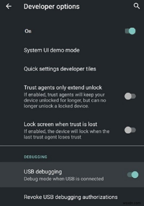 Android10で隠しスクリーンレコーダーを有効にする方法 