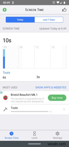 3Androidでアプリの使用状況を追跡するのに役立つAndroidアプリ 