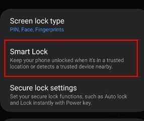 AndroidでのSmartLockの信頼できる場所の機能のトラブルシューティング 