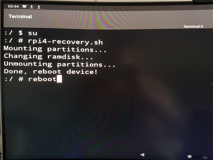 RaspberryPi4にAndroid9をインストールする方法 