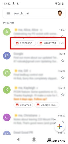 AndroidでGmailの添付ファイルを保存する方法 