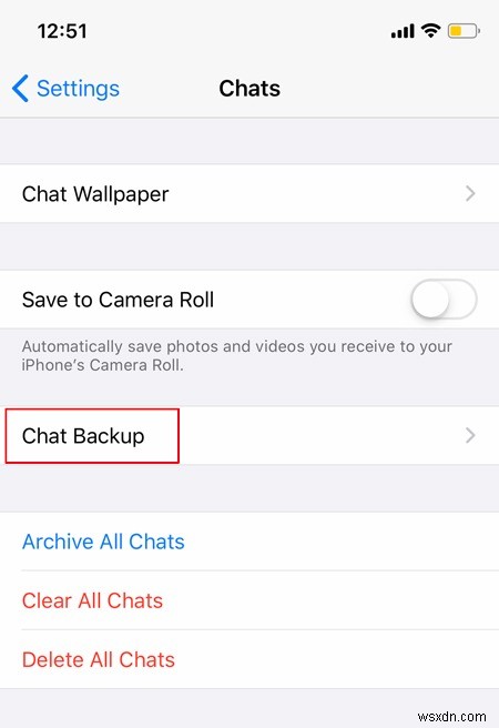 iOSでWhatsappチャットをバックアップする方法 