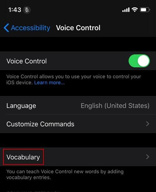 iOS13で音声制御を使用する方法 