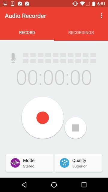 Android用の最高のボイスレコーダーアプリの5 