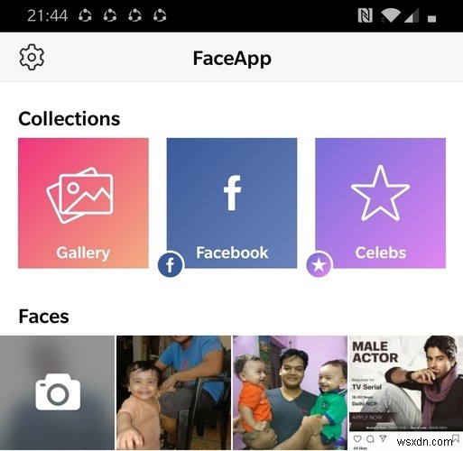 FaceAppの使用方法 