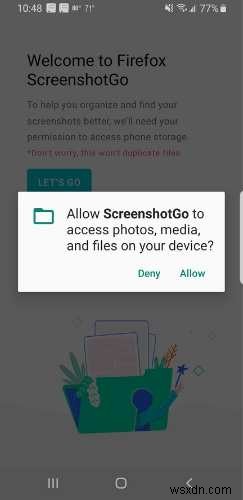 FirefoxのScreenshotGoforAndroidの使用方法 