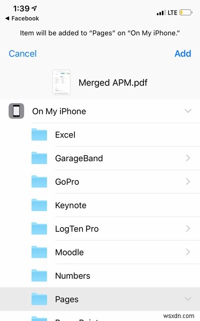 iOSで複数のPDFファイルを組み合わせる方法 