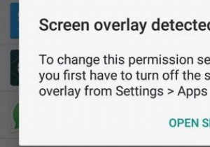 Androidで画面オーバーレイで検出されたエラーを修正する方法 