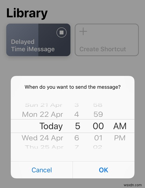 iPhoneでテキストメッセージの送信をスケジュールする方法 