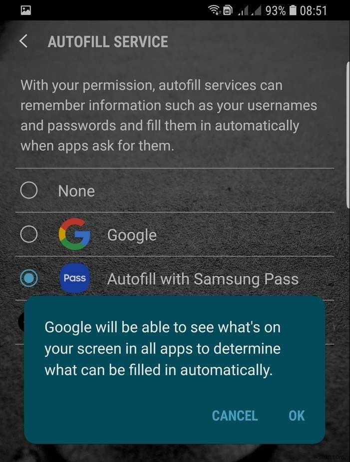 Androidでパスワードを自動入力する方法 