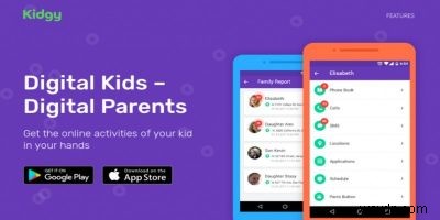 Kidgyペアレンタルコントロールアプリでオンラインの危険から子供を守りましょう 
