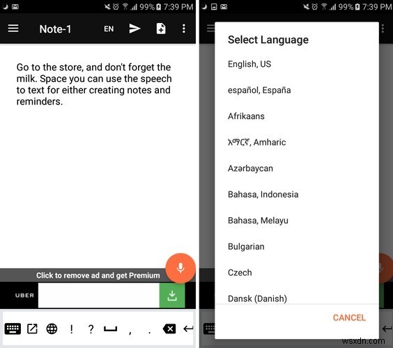 Androidでディクテーションを簡単にするための最高の音声認識アプリの5つ 