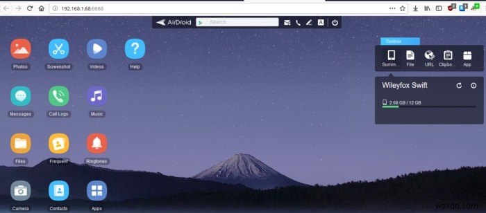 Airdroidを介してAndroidフォンをLinuxに接続する方法 