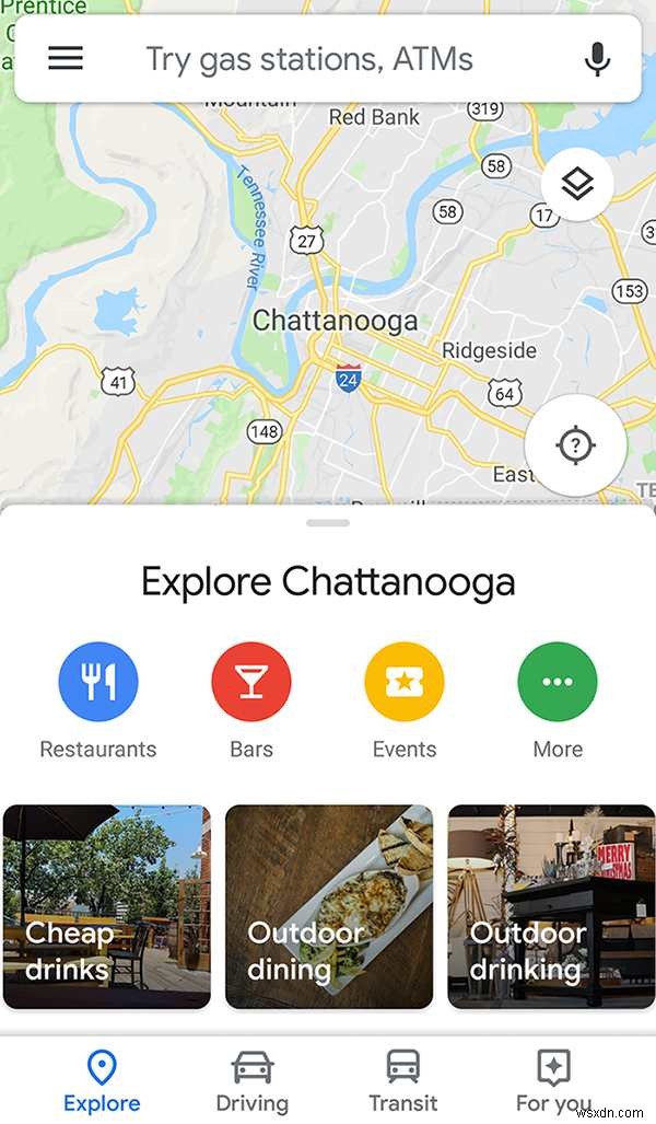 Googleマップの新しいおすすめ機能を使って探索する 