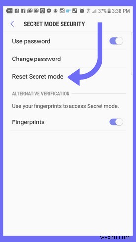 Androidでパスワードを使用してプライベートブラウジングを保護する方法 