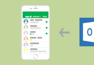 Outlookの連絡先リストをiPhoneと同期する方法 
