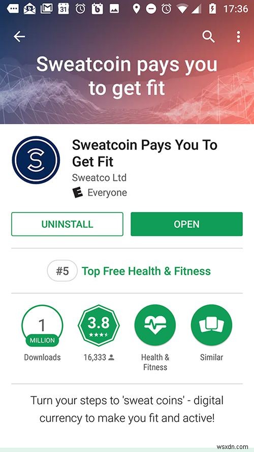 Sweatcoin：歩くのにお金を払うアプリ 