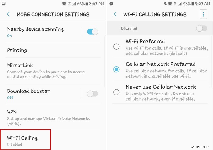 WiFi通話とは何かとAndroid携帯でそれを有効にする方法 