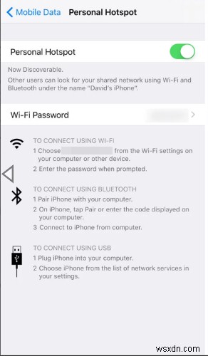 携帯電話をWiFiホットスポットとして使用する方法 