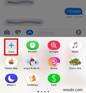 iOS10でiMessageアプリを使用する方法 