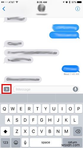 iOS10でiMessageアプリを使用する方法 