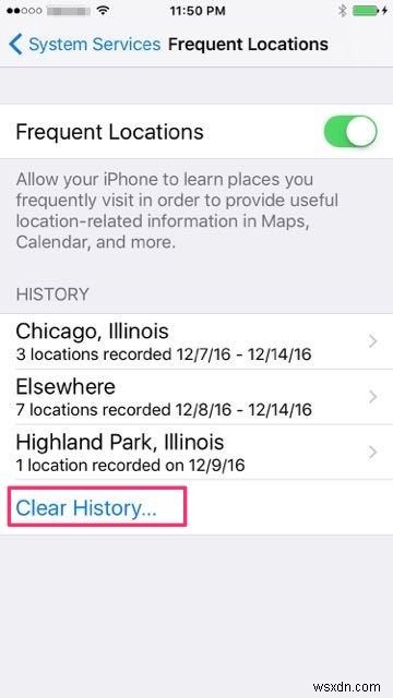 iOS10で車を駐車した場所を見つける方法 