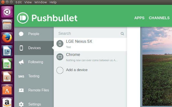 デスクトップ用のPBを使用したUbuntuでのPushBulletデスクトップクライアントのセットアップ 