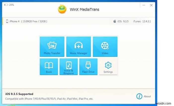 WinX MediaTrans for iOSファイル転送–レビューとプレゼント 