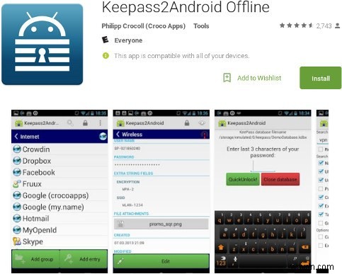 Android用の5つの最高のKeepassコンパニオンアプリ 
