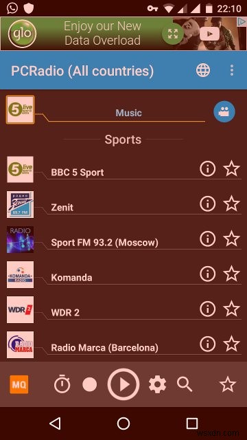 Android用の最高のラジオアプリの5 