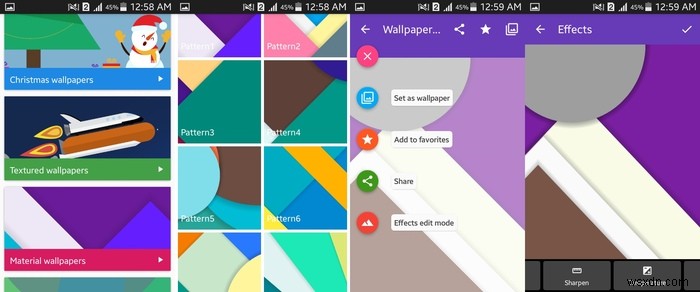 これらの4つのAndroidアプリで無制限の壁紙を生成する 