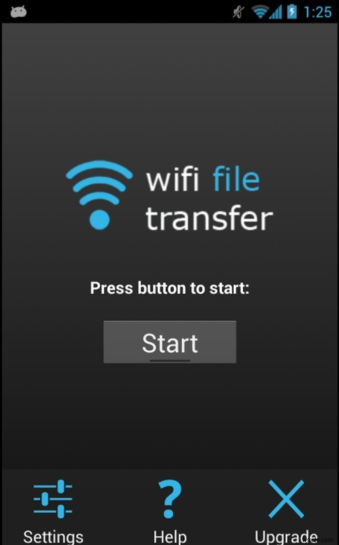 WiFiファイル転送を使用してAndroidとPC間でファイルを転送する 