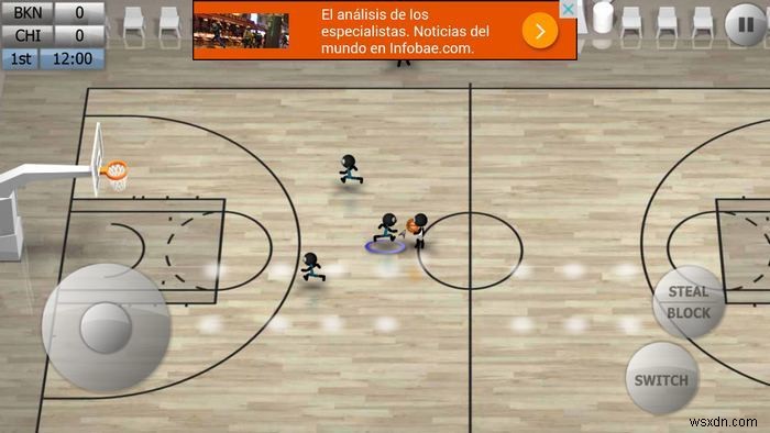Android用の5つの無料バスケットボールゲーム 