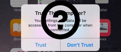 iPhoneとiPadでコンピュータを信頼および信頼しない方法 