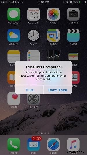 iPhoneとiPadでコンピュータを信頼および信頼しない方法 