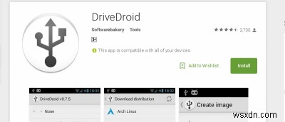 DriveDroidを使用してAndroidから任意のLinuxディストリビューションをインストールする[ルートが必要] 