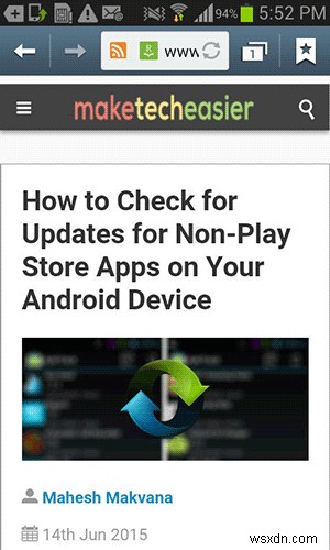 Androidで任意のページの上部または下部にすばやくスクロールする方法 